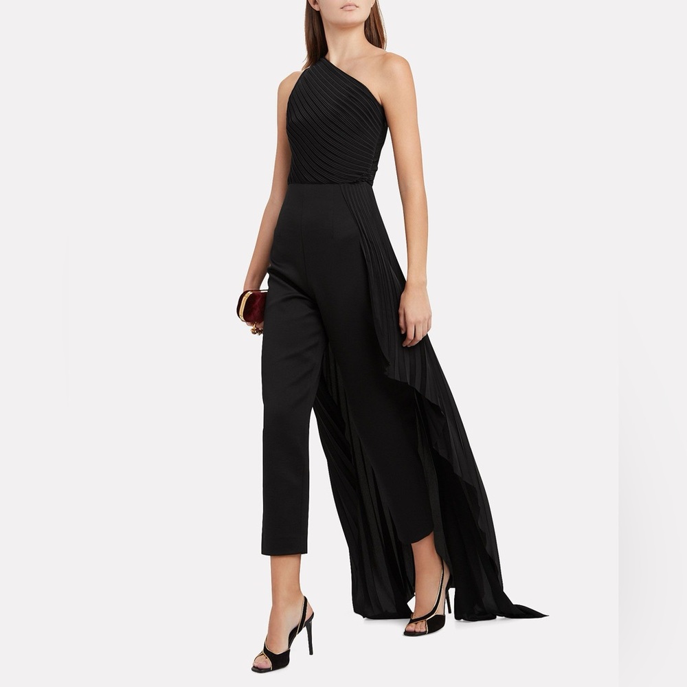 Solace London Winnie one shoulder jumpsuit, Size 2